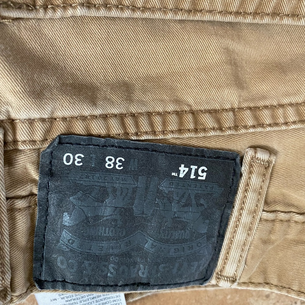 Mens Levi's 514 Brown size 38/30